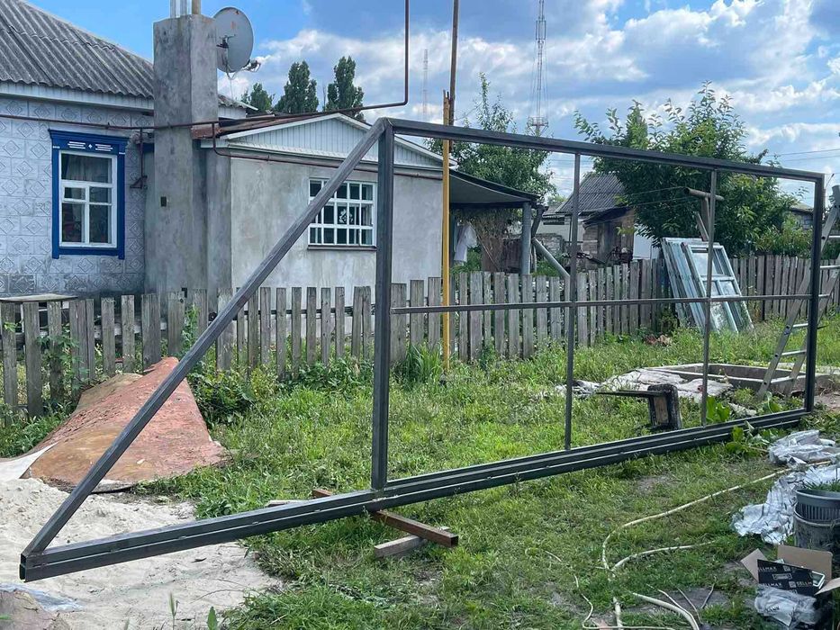 Откатные ворота своими руками, Комплект свари сам, Сдвижные ворота‼️