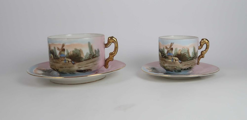 Serviço de Chá e Café - Grandela / Vista Alegre Séc. XIX / XX; CADA