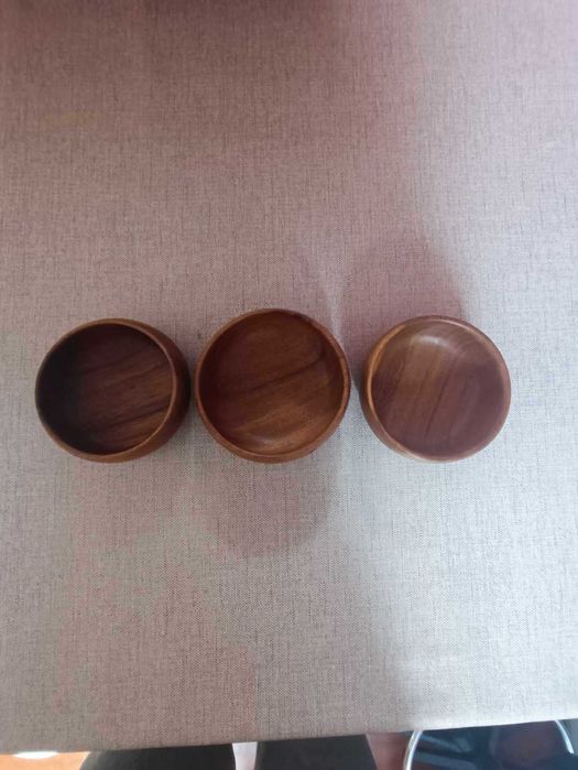 Taças / Tigela em Madeira de Acácia