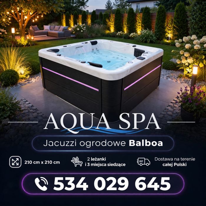 Nowe Jacuzzi ogrodowe 2 lezanki Balboa