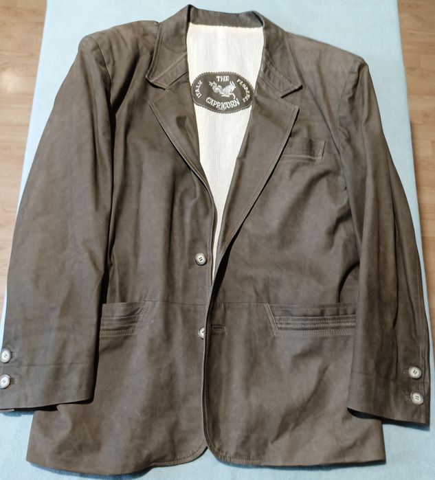 Marynarka damska skórzana z podszewką