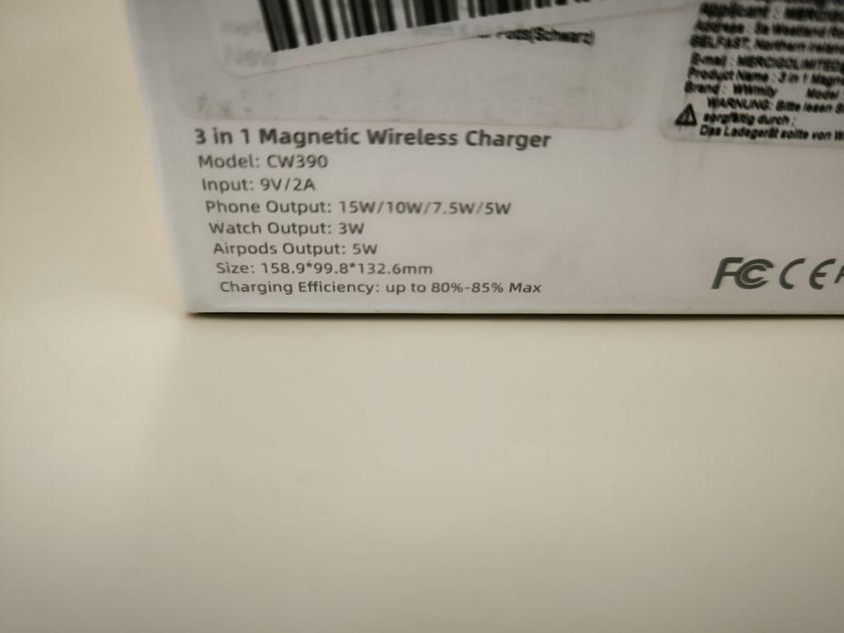 Ładowarka indukcyjna bezprzewodowa 3w1 do Apple iPhone