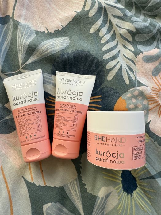 Nowy zestaw: shehand kuracja parafinowa pielęgnacja rąk