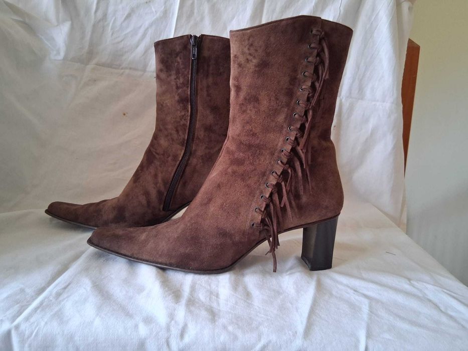 Sapatos pele (3) + botas pele - baixa de preço