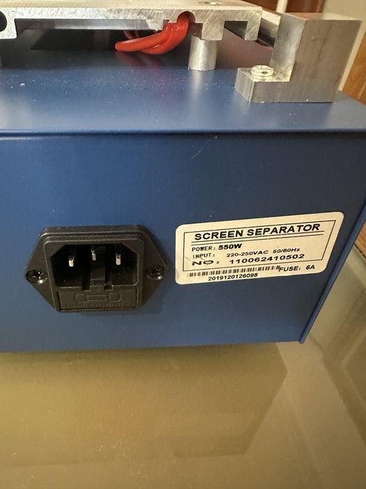 Maquina para retirar ecra telemoveis/ relogios/tablets