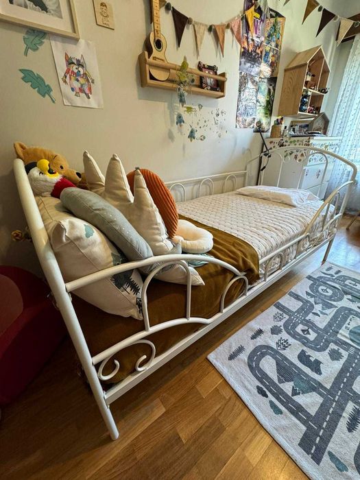 Cama solteiro + Colchão Pikolin 90 x 190 cm