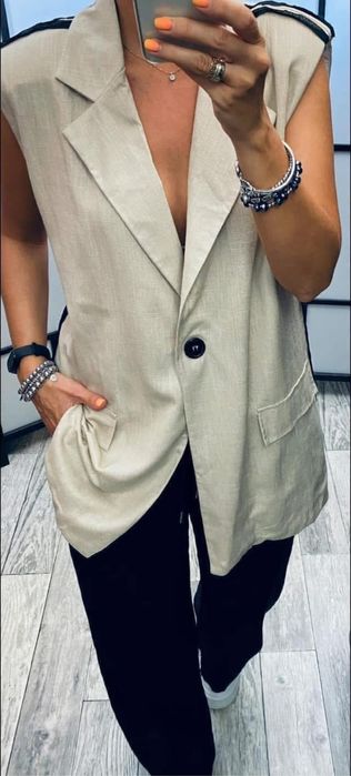 Butik włoska kamizelka poduszki nowa kolekcja one size