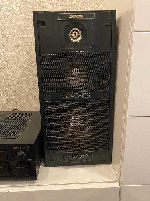 Pioneer VSX-D510, колонки акустические ВЕГА 50АС-106.