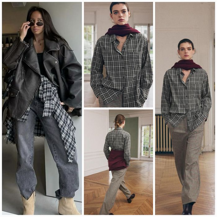 Нова картата сорочка Zara zw collection. Клітина-хіт сезону!