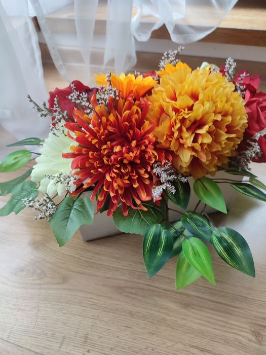 Stroik dla Dziadków, wiązanka z dedykacją