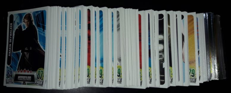STAR WARS - Coleção Completa das 100 cartas da Campanha do Continente