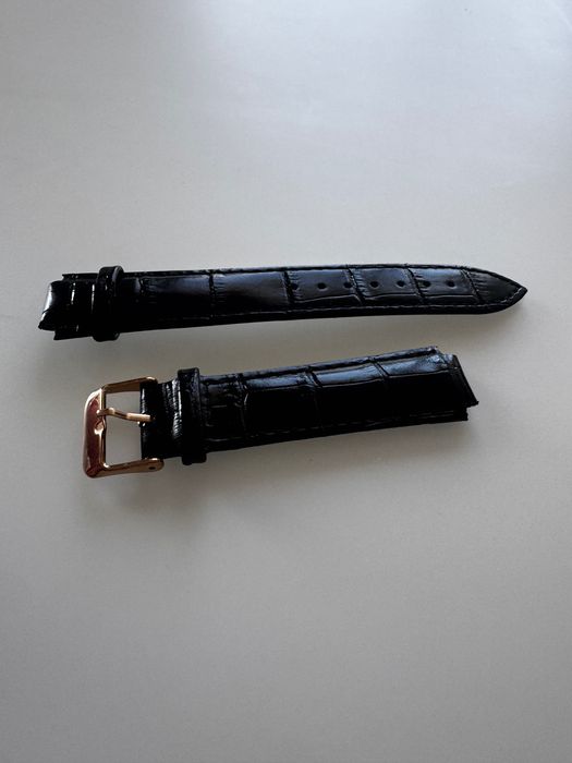 Ремінець для годинника, чорний, 12 мм