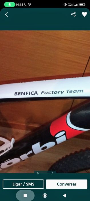 Vendo Bicicleta  (Benfica)Jorbi Rece Airbag Carbono