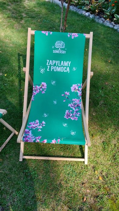Leżaki plażowe, ogrodowe drewniane
