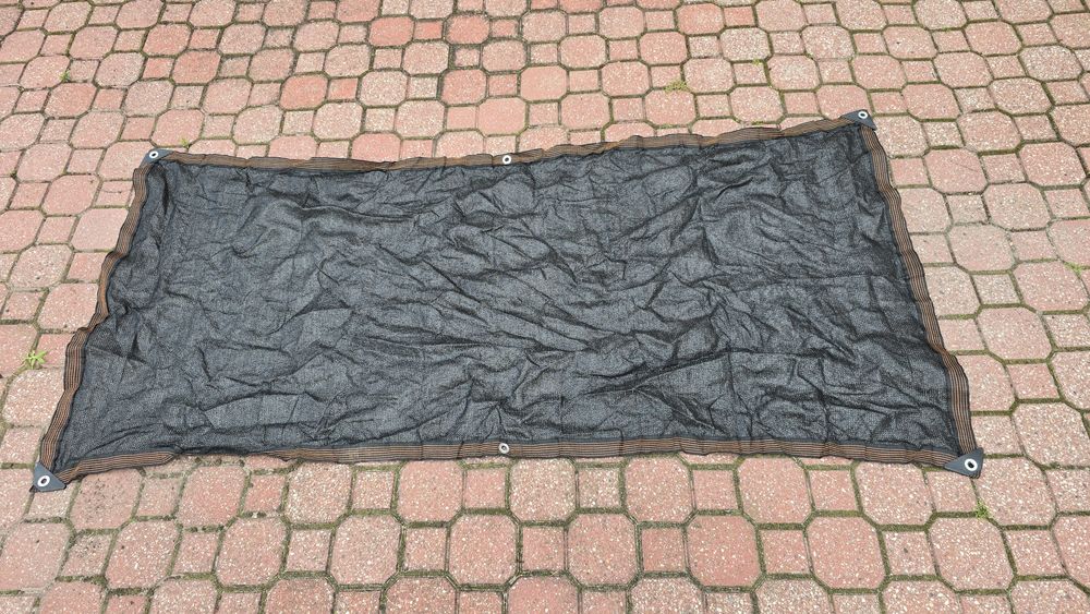 Prostokątny żagiel przeciwsloneczny 10szt 2m x 1m