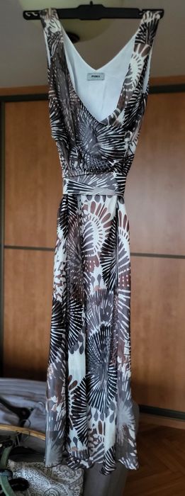 Jedwabna sukienka firmy Pabia, rozmiar 40 ale pasuje na 38