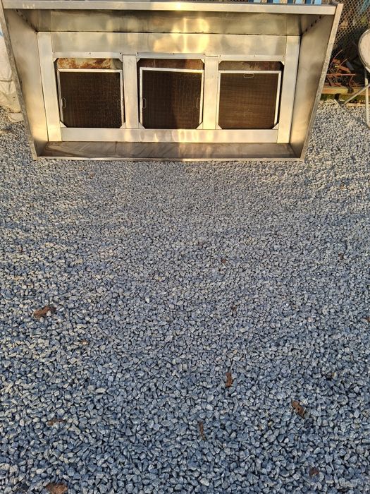 Exaustor e chaminé para restaurante