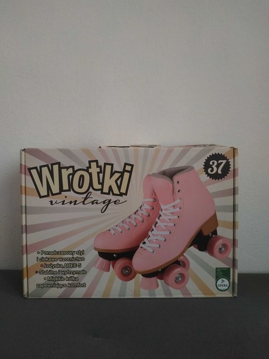 NOWE różowe wrotki