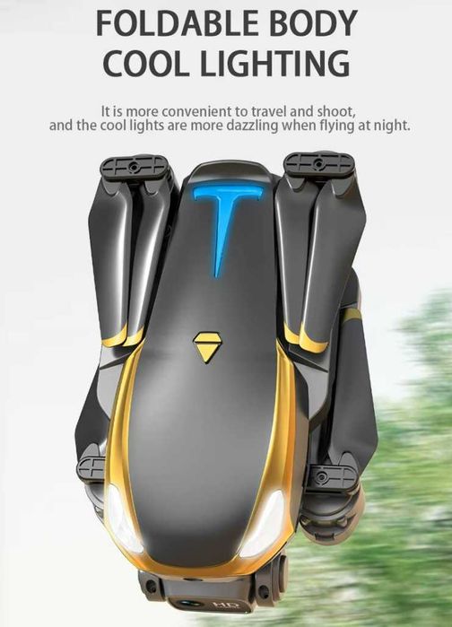 Drone Tesla 10K Quadcopter UltraHD 2 Baterias + Bolsa + 4 hélices