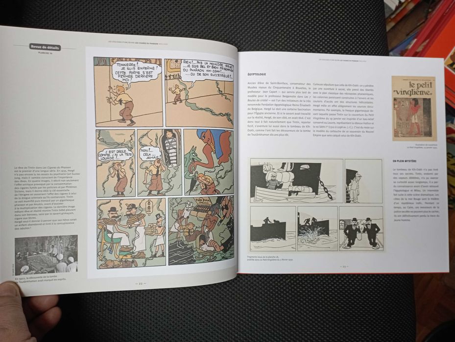 Les coulisses d’une oeuvre - Tintin - Les cigares du pharaon