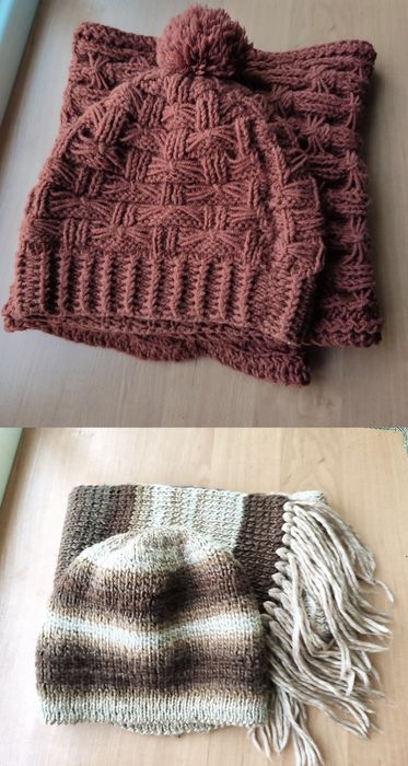 Комплекти, шапки, шарфи.