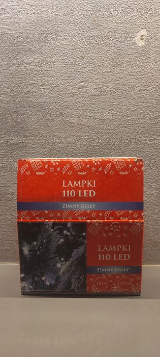 Lampki LED choinkowe 110 LED barwa zimna