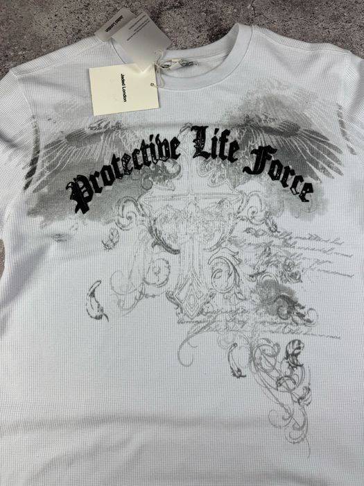 Лонгслив Jaded London S новый с бирками (Protective Life Force / Waffle / Y2K)
