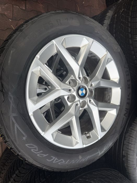 5x112 Kola Zimowe 17 BMW X1 U11 205/65R17 komplet z czujnikami Alufelgi kurier montaz