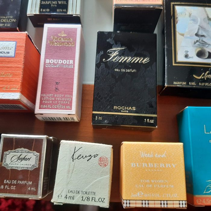 Miniaturas de Perfumes Antigos