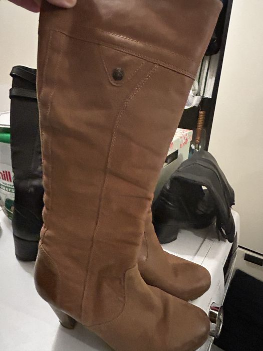 Kozaki buty damskie rozm 39 skora