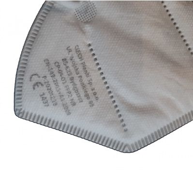 Maseczki FFP2 POLSKIE CIECH 25 szt Folia+Pudełko Polskie