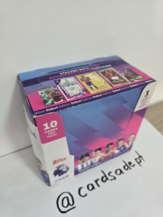 Футбольні колекційні картки Topps Premier League 2025/26 – Debut Edition (Full Box)