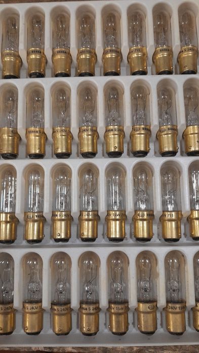 Żarówka Tesla 240v/15w ba15d cylindryczna ozdobna tablicowa zabytkowa