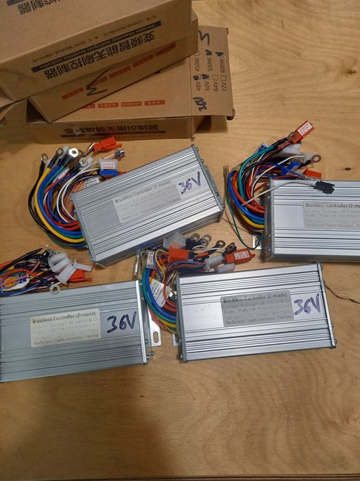 Контроллер управления 48-60-64V 600W, 32A для безщеточного двигателя электротранспорта