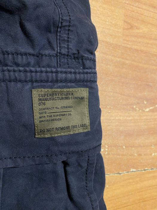(M) Штаны карго на утяжках SUPERDRY zara штани cargo pants