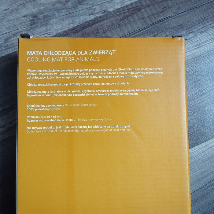 Nowa mata chłodząca dla zwierząt 50*65 cm