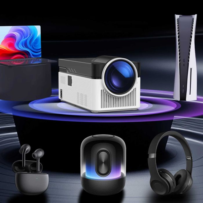 Projektor HY450 4K 1080P Netflix ANDROID Led Auto Fokus Wifi6 BT 5.4