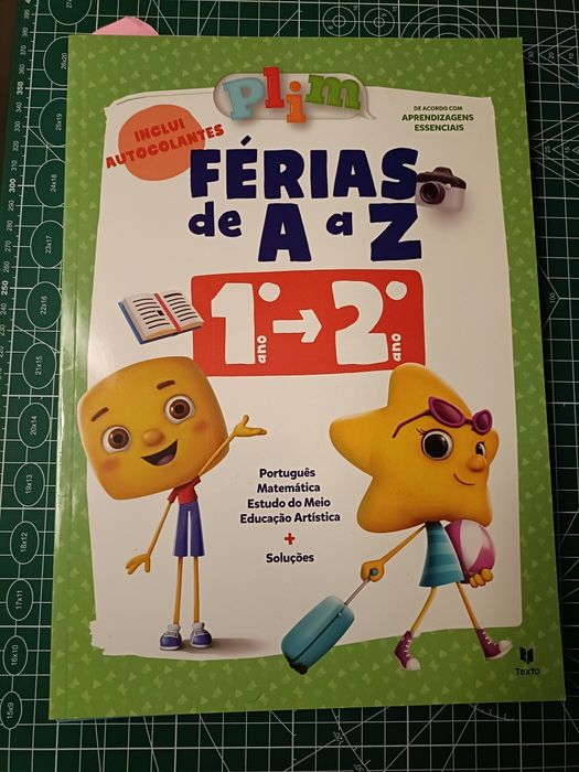Plim férias de Aa Z do 1.° para o 2.° ano Texto