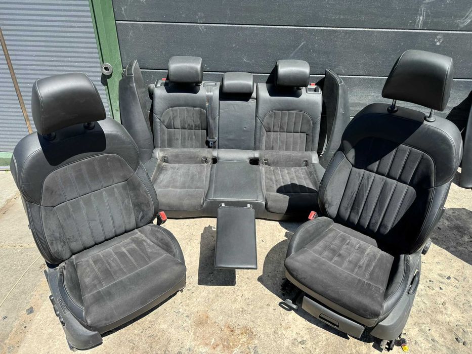 Комплект сидінь сидіння шкіра алькантара Skoda Superb 3 салон