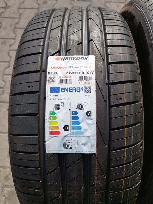 4x nowe opony letnie 235/55 r19 hankook ventusS1evo2 SUV 101y