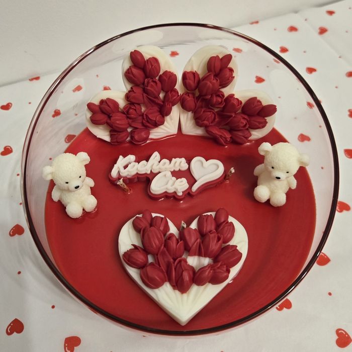 Świeca sojowa o zapachu orchidea