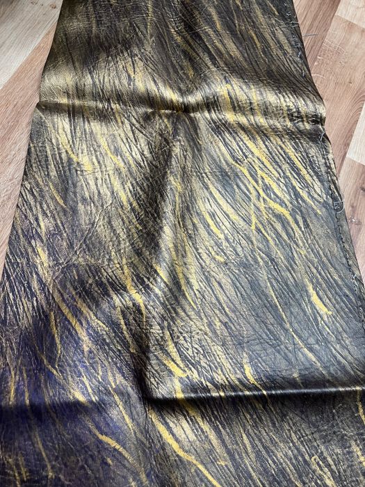 Okazja! Skóra ekologiczna malowana metalizowana