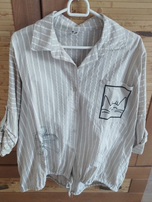 Рубашка оверсайз Італія