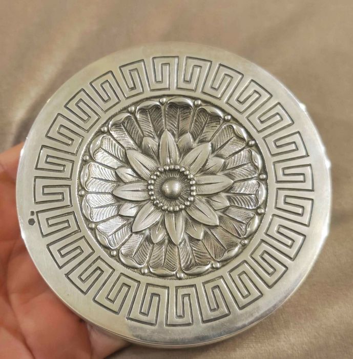 Caixa Guarda-Joias Prata Javali