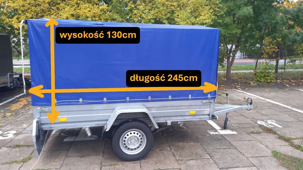 Wypożyczalnia wynajem przyczepa samochodowa transport quad najazdy