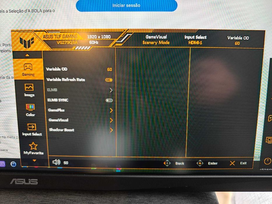 Monitor Asus TUF Gaming VG279Q3A
