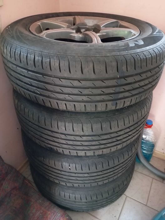 Шини Nexen NBlue HD Plus 215/65 R16 на дисках League LG 099 HBD. Протектор 7+ мм + 20 гайок
