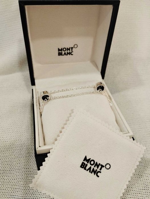 MONT BLANC - Colar e Pulseira em PRATA 925
