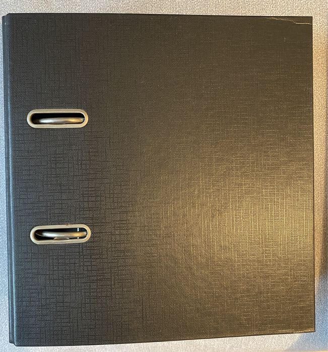 Segregator czarny A5 i folie koszulki