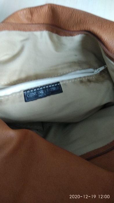 Włoska brązowa torebka ze skóry